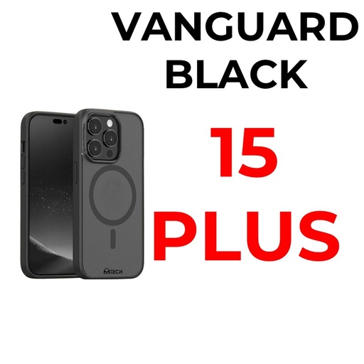 [MTC012666XXXXBLK] iPhone 15 Plus 6.7 in MTech Vanguard Mag Armour Case - MTech - Black
