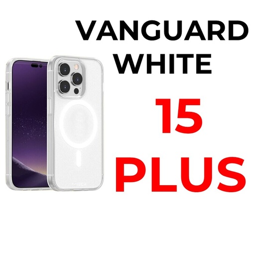 [MTC012666XXXXWHT] iPhone 15 Plus 6.7 in MTech Vanguard Mag Armour Case - MTech - White