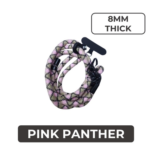 [MTC029XXXXXX0309] Universal Series -  Crossbody Flexi Adjustable Lanyard (8mm) - MTech - Pink Panther