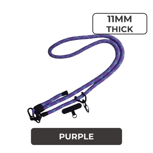 [MTC032XXXXXXXPUP] [EOL][DSC] Universal Series - Crossbody Adjustable Strap With Thin Tag (11mm) - MTech - Purple #202