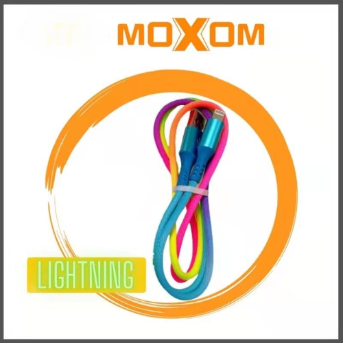 [MXM018366L100181] [DSC] USB to iOS Rainbow Data Cable - MX-CB100 - MOXOM - 1M - Rainbow