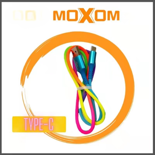 [MXM018367L100181] USB to Type C Rainbow Data Cable - MX-CB100 - MOXOM - 1M - Rainbow