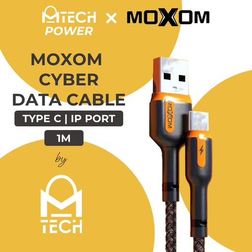 [MXM029366L10XGRN] [DSC] USB to iOS Cyber Data Cable - MX-CB52 - MOXOM - 1M - Green
