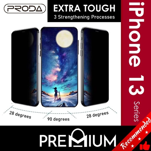 [PDA070466T04XBLK] iPhone XR or 11 - 6.1 in - Zinson Series - PT-011 - Proda - Privacy - Black