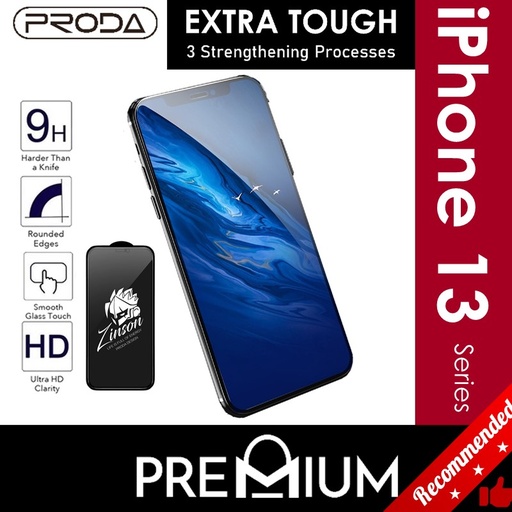 [PDA071467T02XBLK] [DSC] iPhone XS MAX or 11 Pro MAX - 6.5 in - Zinson Series - PT-010 - Proda - Clear - Black