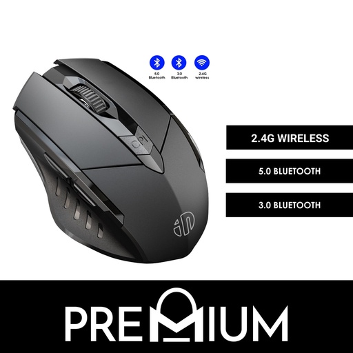 [PHC002XXXXXXXBLK] [DSC] Wireless Mouse PM6BS keys A1 - inphic - Black
