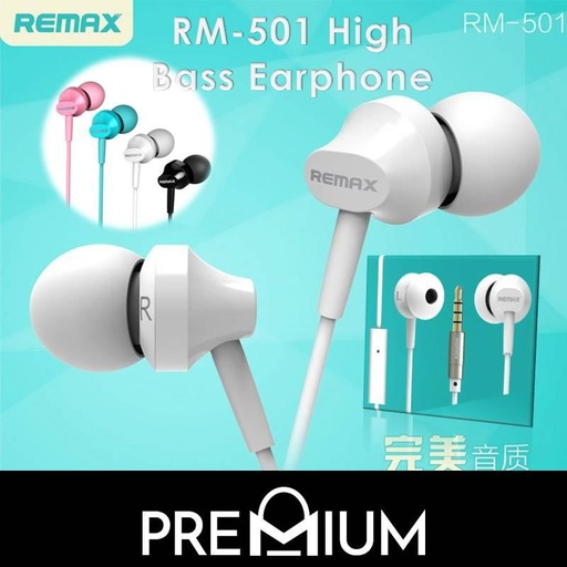[RMX081XXXXXXXWHT] [EOL][DSC]High Bass - RM-501 - REMAX - White