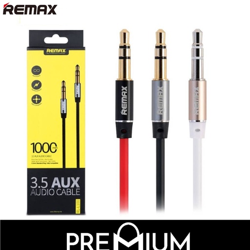 [RMX088XXXL10XRED] 3.5mm Jack - RL-L100 - REMAX - 1M - Red