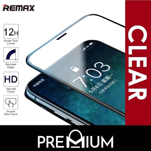 [RMX448467T02XBLK] [DSC] iPhone XS MAX or 11 Pro MAX - 6.5 in Panshi Series Super Tough Clear - GL-51 - REMAX - Clear - Black