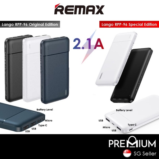 [RMX521XXXC08XBLK] Lango Series - RPP-167 - REMAX - 30000mAh - Black