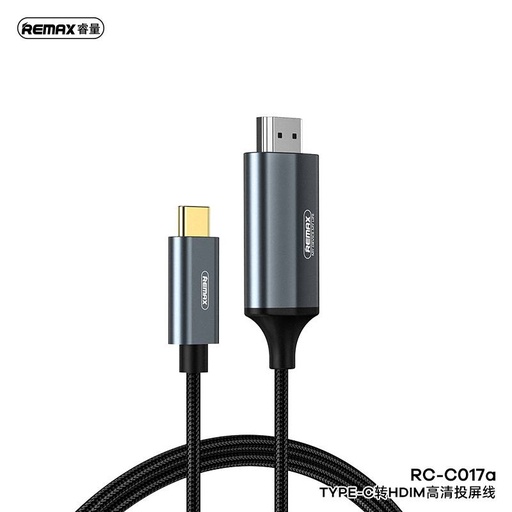[RMX635XXXL10XBLK] [EOL][DSC] Yeelin Series HDMI Type C Cable - RC-C017A - REMAX - 1M - Black