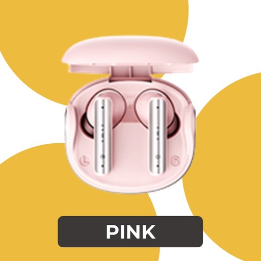 [RMX684XXXXXXXPNK] Vansiang Series ANC+ENC Earbuds for Music & Call - CozyPods W8N - REMAX - Pink