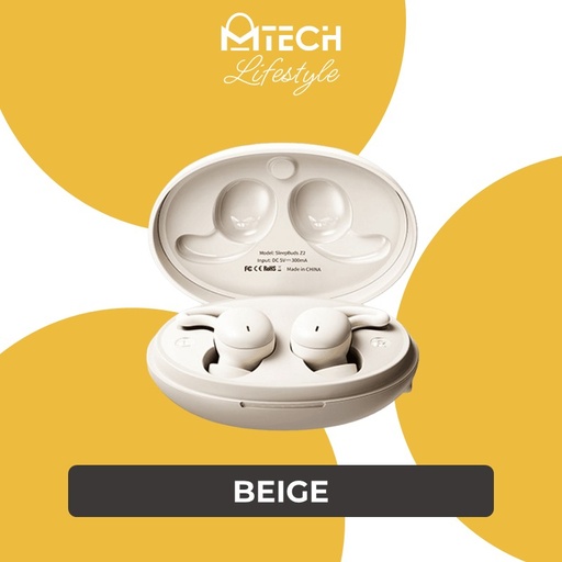 [RMX689XXXXXXXBGE] [EOL][DSC] Dreamer Series True Wireless Music Earbuds - SleepBuds Z2 - REMAX - Beige