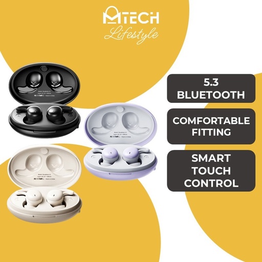 [RMX689XXXXXXXBLK] [EOL][DSC] Dreamer Series True Wireless Music Earbuds - SleepBuds Z2 - REMAX - Black