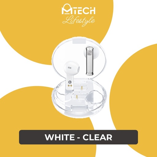 [RMX690XXXXXXXWHT] Linung Series Clear True Wireless Earbuds for Music & Call - ClearBuds C2 - REMAX - White