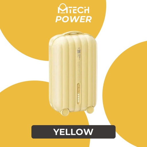 [RMX695XXXC06XYLW] [EOL][DSC] Bagcase 20W PD+QC Fast Charging Power Bank - RPP-595 - REMAX - 10000mAh - Yellow