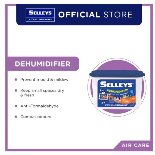 [SEL009XXXXXXXBLU] 4 in 1 Dehumidifier Moisture Absorber - SELLEYS - Blue