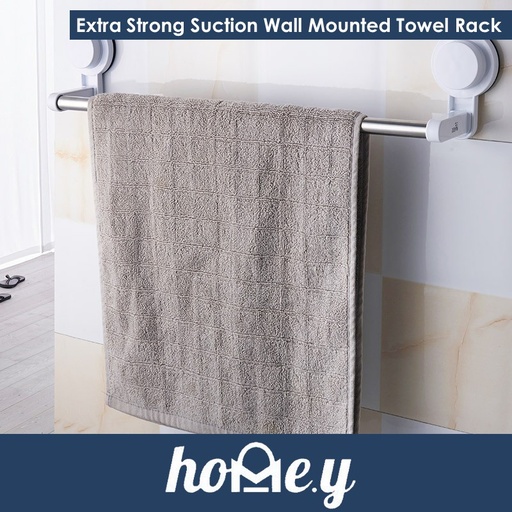 [SUN017XXXQ04XWHT] Extra Strong Suction Wall Mounted Towel Rack - R5090 - Sunee - 1 Level - White