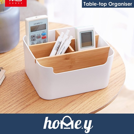 [SUN029XXXXXXXBGE] Tabletop Organiser - 5 Sections - 71315 - Sunee - Beige