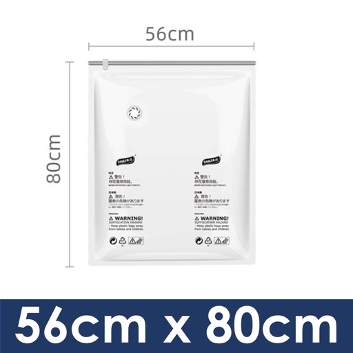 [TAL002XXXH29XCLR] [EOL][DSC] Ziplock Bag No Suction Required - Taili - 56cm x 80cm - Clear