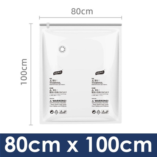 [TAL002XXXH31XCLR] [DSC] Ziplock Bag No Suction Required - Taili - 100cm x 80cm - Clear