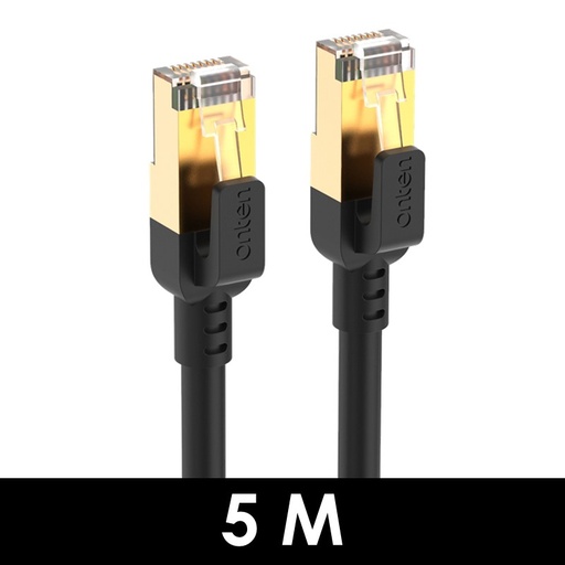 [TEN016XXXL14XBLK] CAT 8 Ethernet Cable - OTN-E801 - Onten - 5M - Black