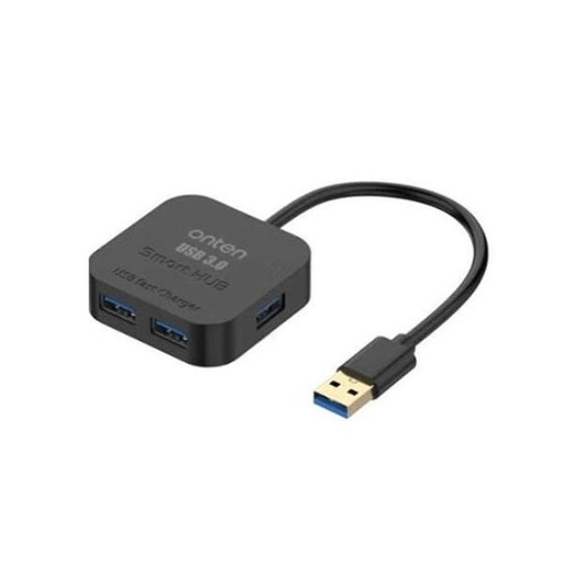 [TEN017XXXXXXXBLK] [EOL][DSC] USB 3.0 - 4 Port Hub - OTN-35210 - Onten - Black