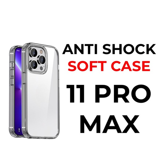 [XXX007389XXXXCLR] iPhone 11 Pro MAX - 6.5 in Anti-shock Tough Armour - OEM - Clear