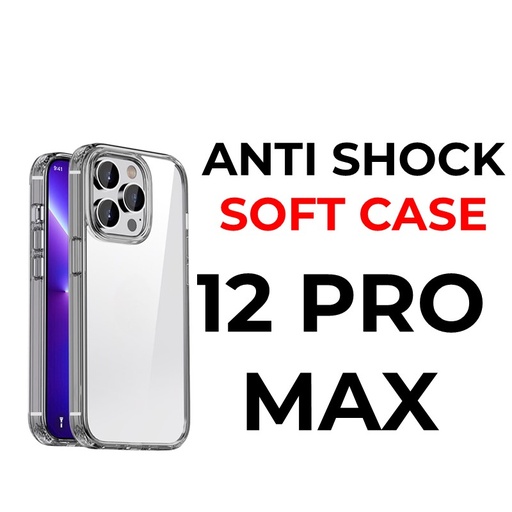 [XXX007509XXXXCLR] iPhone 12 Pro Max - 6.7 in Anti-Shock Tough Armour - OEM - Clear