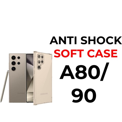 [XXX007523XXXXCLR] Samsung Galaxy A80/A90 Anti-Shock Tough Armour - OEM - Clear