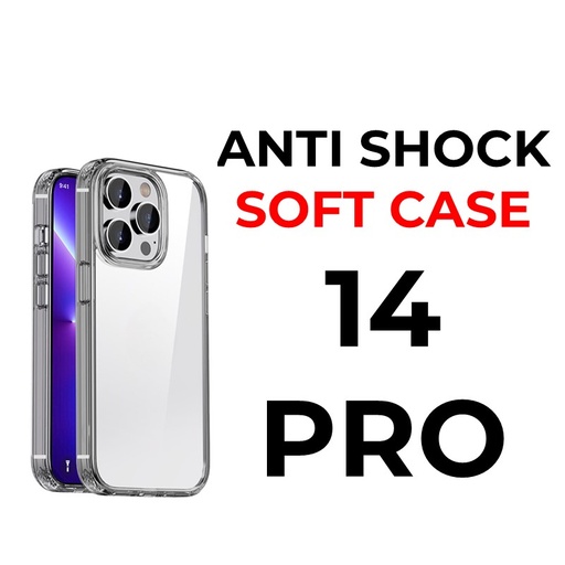 [XXX007606XXXXCLR] iPhone 14 Pro 6.1 in Anti-Shock Tough Armour - OEM - Clear