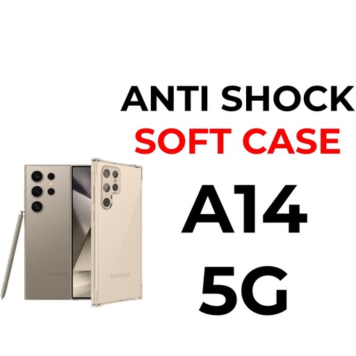[XXX007655XXXXCLR] Samsung A14 5G Anti-Shock Tough Armour - OEM - Clear