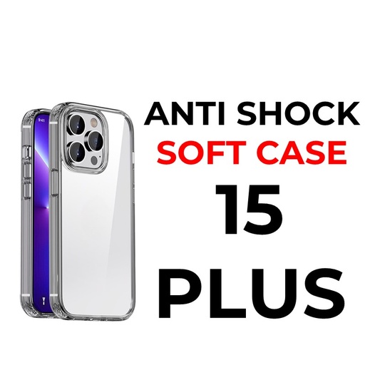 [XXX007666XXXXCLR] iPhone 15 Plus 6.7 in Anti-Shock Tough Armour - OEM - Clear