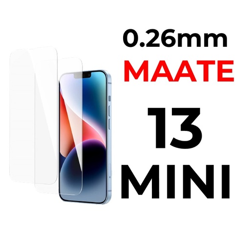 [XXX029547T03MATT] iPhone 13 Mini - 5.4 in Tempered Glass  - 0.26mm - OEM - Matte - Matte