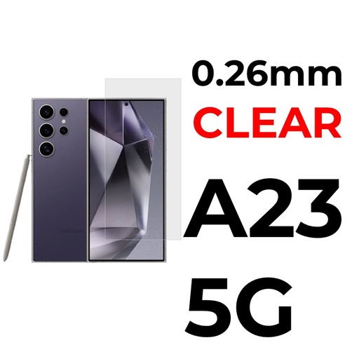 [XXX029623XXXXCLR] Samsung Galaxy A23 5G Tempered Glass - 0.26mm - OEM - Clear