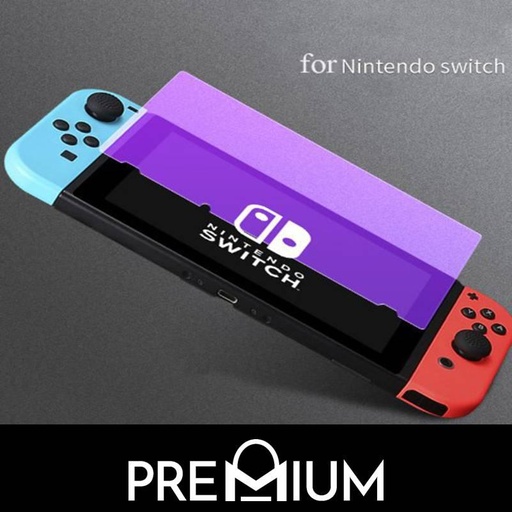 [XXX082588T07XCLR] Nintendo Switch OLED Tempered Glass 9H - OEM - Anti Blue Ray and Clear - Clear