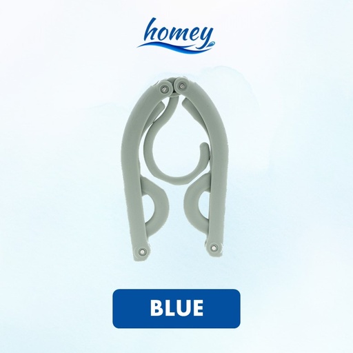 [XXX292XXXXXXXBLU] Hangers - Foldable Hangers for Business Trips Travels - OEM - Blue
