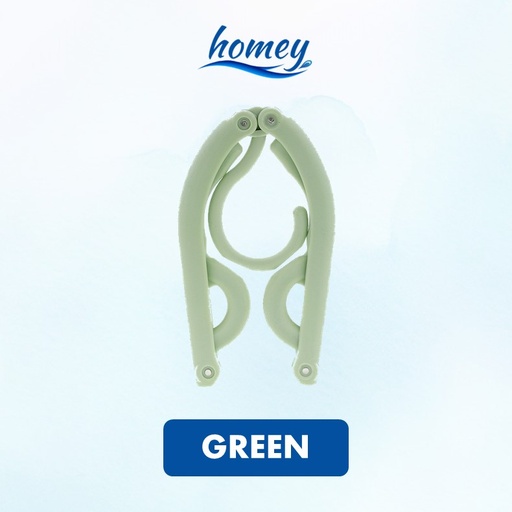 [XXX292XXXXXXXGRN] Hangers - Foldable Hangers for Business Trips Travels - OEM - Green