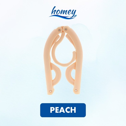 [XXX292XXXXXXXPCH] Hangers - Foldable Hangers for Business Trips Travels - OEM - Peach