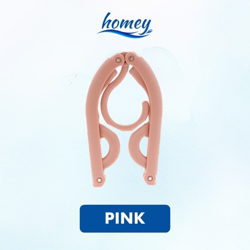 [XXX292XXXXXXXPNK] Hangers - Foldable Hangers for Business Trips Travels - OEM - Pink
