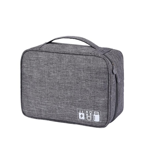 [XXX391XXXXXXXGRY] Travel Pouch for Electronics and Cables - OEM - Grey