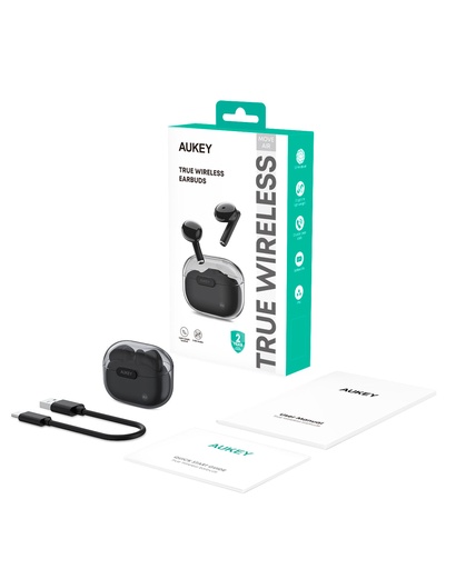 [AUK001XXXXXXXBLK] [EOL][DSC] TWS Earbuds - EP-M2 - AUKEY - Black - iCentral