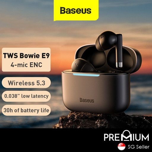 [BAS298XXXXXXXWHT] True Wireless Earphones Bowie E9 - Baseus - White