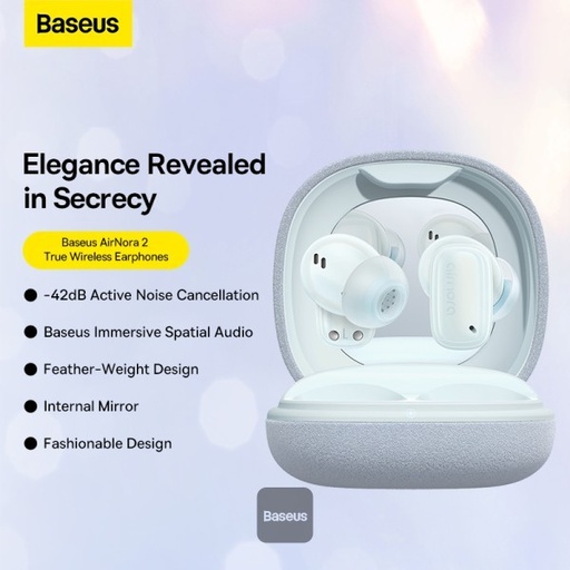 [BAS330XXXXXXGBLU] [EOL][DSC]TWS Earphones AirNora 2 - Baseus - Galaxy Blue