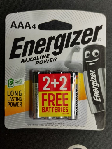 [ENG005XXXXXXXSVR] AAA Battery (4 pcs set) - Energizer - Silver
