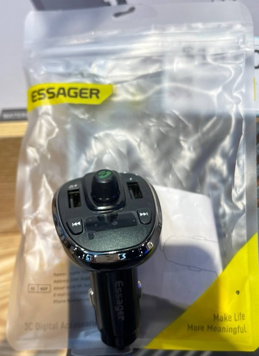 [ESR006XXXXXXXBLK] [EOL][DSC] MP3 Car Charger 3.4A Dual USB - ESSAGER - Black