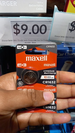 [MAX002XXXXXXXSVR] CR1632 Battery - MAXELL - Silver