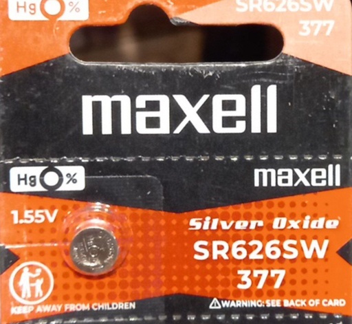 [MAX003XXXXXXXSVR] SR626 Battery - MAXELL - Silver