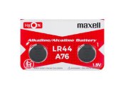[MAX011XXXXXXXSVR] LR44 Battery (2 pcs set) - MAXELL - Silver
