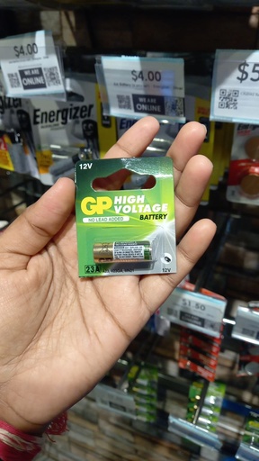 [XGP001XXXXXX0353] 23A Battery - GP - Silver/Gold